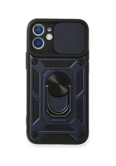 Apple İphone 12 Mini Kılıf Pars Lens Yüzüklü Silikon