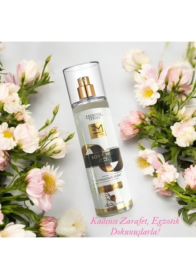 Kadın Body Mist Vücut Parfümü - Premium Seri Paris Kokusu Afrodizyak Etkili Vücut Spreyi