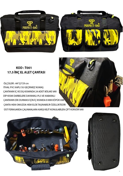 El Alet Taşıma Çantası 44x22x29 T001 44x22x29
