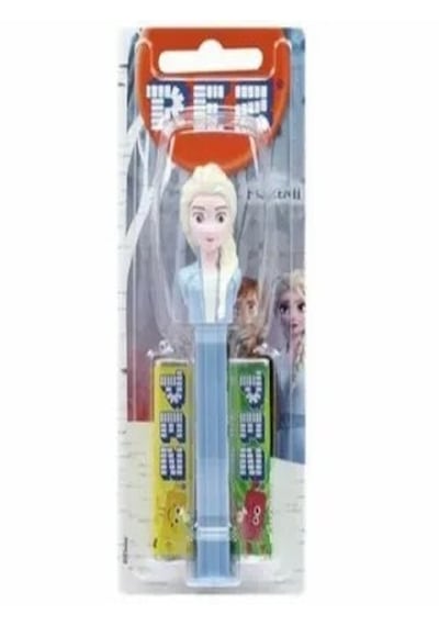 Pez Dispenser Frozen Elsa Meyve Aromalı Şekerleme Makinesi Ve Şekerleme Yedekleri