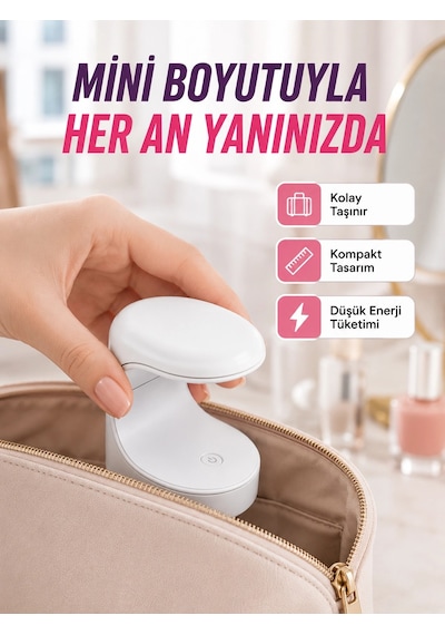 Uv Ve Led Jel Kurutmaya Uygun Çift Dalga Boylu Mini Kurutucu Yeni Nesil