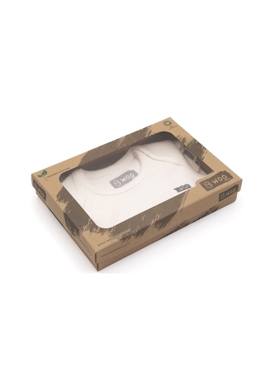 Woo Baby Ekru Kısa Kollu Body-zıbın 6-9m 68cm Ekru