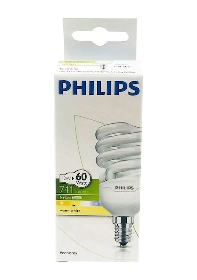Phılıps 12w E14 Twister Ampul Beyaz Işık