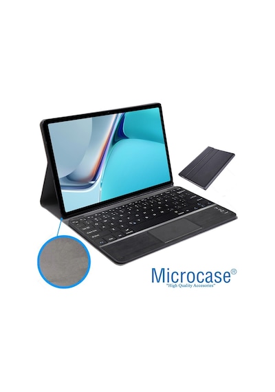 Huawei Uyumlu Matepad 11 2021 Bt Touchpad Klavyeli Standlı Kılıf Bkk5