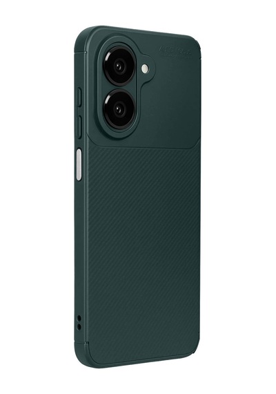 Samsung Galaxy Uyumlu A07 4g Auto Focus Karbon Kapak - Koyu Yeşil Renk