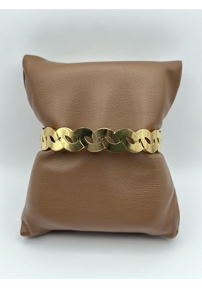 Arnes Jewelry Çelik Zincir Kelepçe Ar206nes Gold