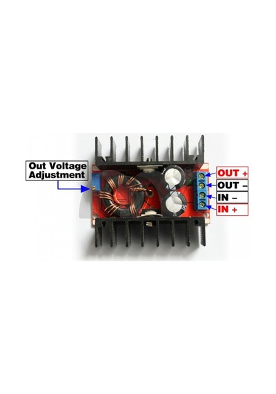 150W Boost Modül Step Up İn:10-32V Out 12-35V