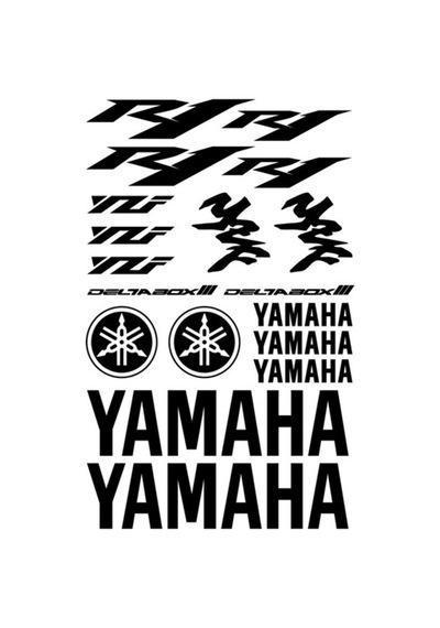 Yamaha R1 Yzf Sticker Set