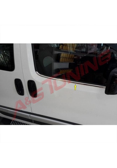 Citroen Nemo Krom Cam Çıtası Tk 2008 Üzeri 2Prç Paslanmaz Çelik N11.4200