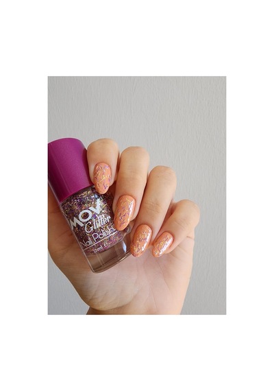 Mov Glitter Simli Oje Morlu Kırçıl No:9 GN01 Glitter Forever