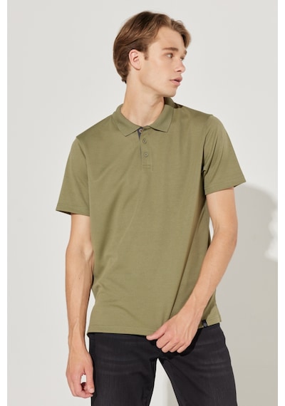 All Terrain Gear Regular Fit Normal Kesim Polo Yaka Haki Tişört W231707801 Haki