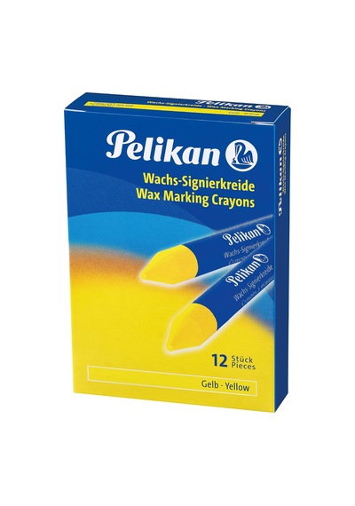 701102 Mum Sinyal Tebeşiri 772/12, 12 X 95 Mm, Sarı, 12 Kalemli Kutu