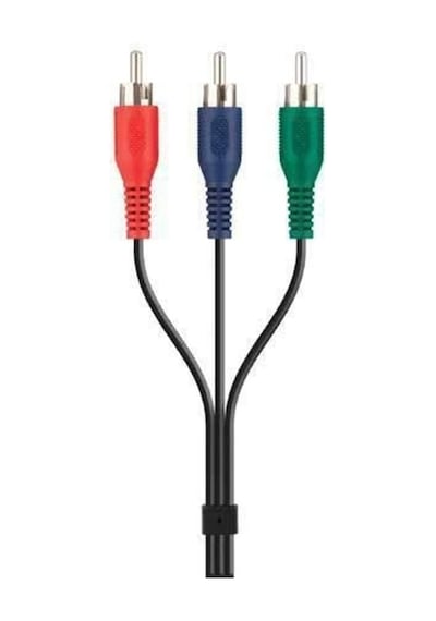 Blk-f3y080bf2m 3xrca,m/m Metal Kablo, 2m, Siyah Diğer