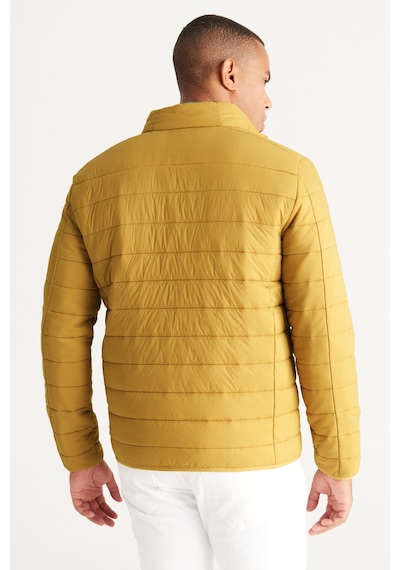 Ac&Co / Altınyıldız Classics Standart Fit Normal Kesim Dik Yaka Erkek Mont Sarı