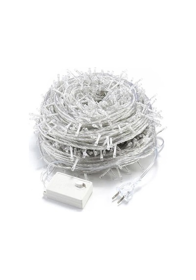 Powermaster Pm-22581 Animasyonlu 10 Metre Eklenebilir Rgb Top Yılbaşı Led Işık Beyaz