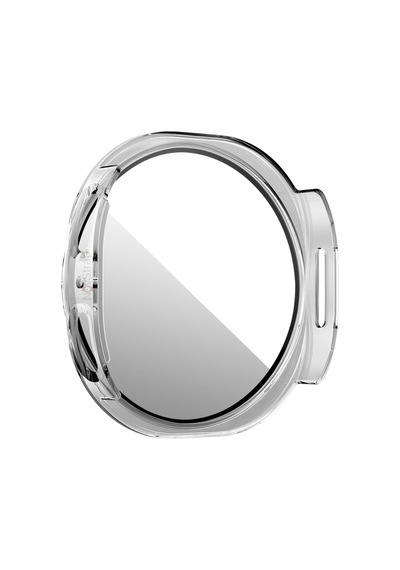 Novstrap Samsung Galaxy Watch 9 40mm İle Uyumlu Kılıf Sert Pc Kasa Ve Cam Ekran Koruyucu 360 Tam Koruma