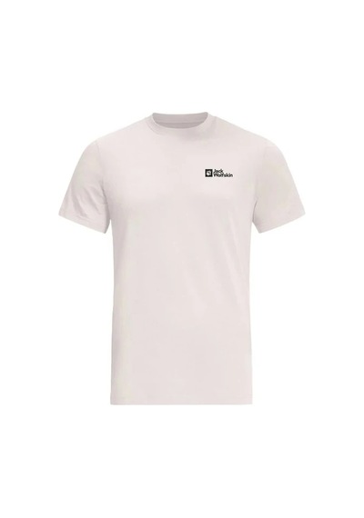 Jack Wolfskin Essential T M Erkek T-shirt Açık Gri SİYAH