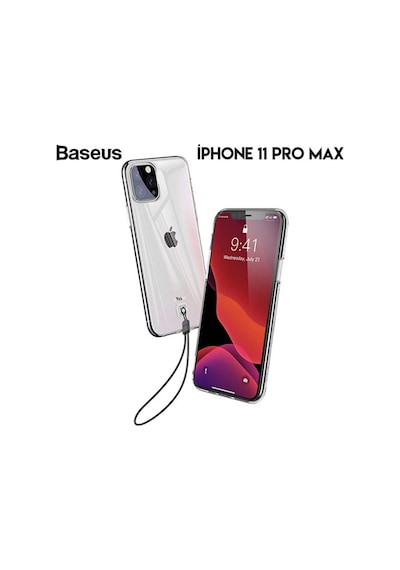 Baseus Transparent Key Apple Uyumlu iPhone 11 Pro Max 6.5Inch (2019) Seffaf S 479214793