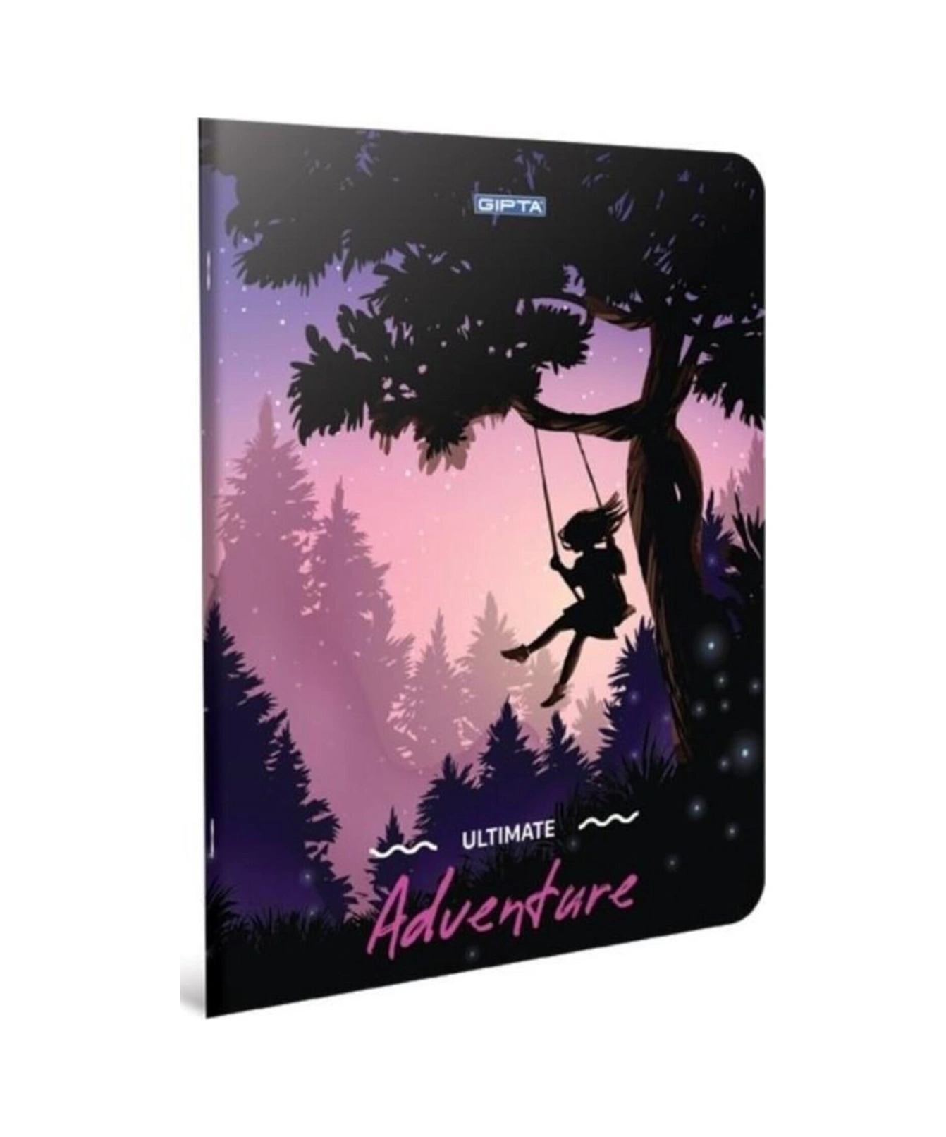 Adventure Tel Dikişli Karton Kapak Defter A6 80 Yaprak Kareli - Stand Çok Renkli