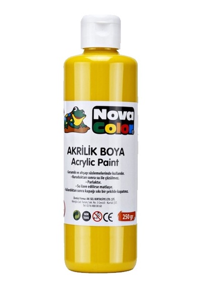 Nova Color Akrilik Boya 250 Gr Sarı