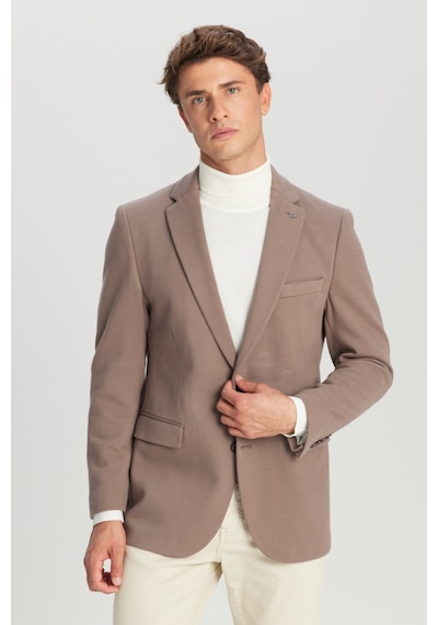 Altınyıldız Classıcs Erkek Vızon Pamuklu Slim Fit Dar Kesim Mono Yaka Kapak Cepli Esnek Blazer Ceket Vizon Altınyıldız Classıcs Erkek Vızon Pamuklu Slim Fit Dar Kesim Mono Yaka Kapak Cepli Esnek Blazer Ceket Vizon