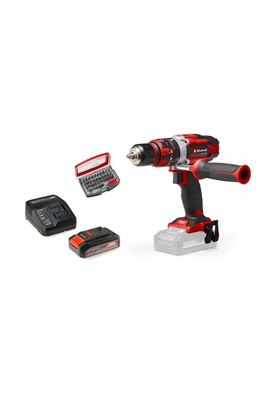 Einhell TE-CD 18/48 Li-ı Akülü Darbeli Vidalama + 1 X 2.5 Ah Akü + 32 Parça Uç Seti