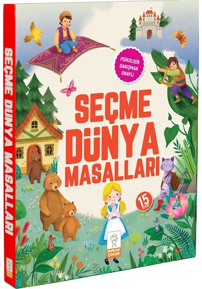 Seçme Dünya Masalları Resimli (15 Kitap Set) (5 Yaş Üstü