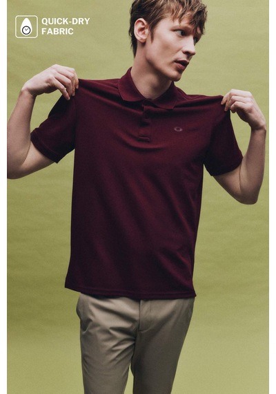 Defacto Nefes Alabilen Polo Tişört F9769ax26spbr34 Bordo-br34