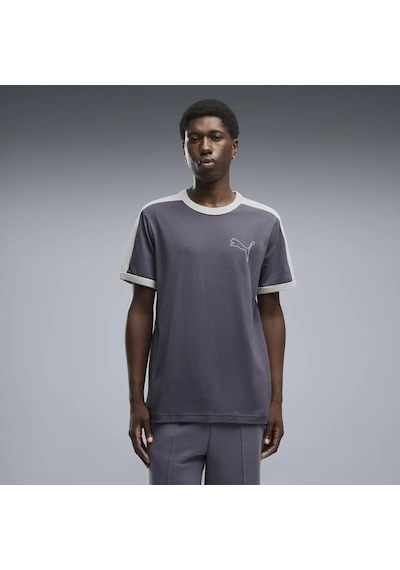 Puma T7 Ringer Tee Mavi Erkek T-shirt