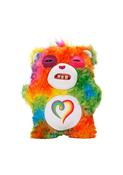 Fuggler Care Bears Togetherness Bear Gökkuşağı Peluş Oyuncak - 22.5 Cm Çok Renkli