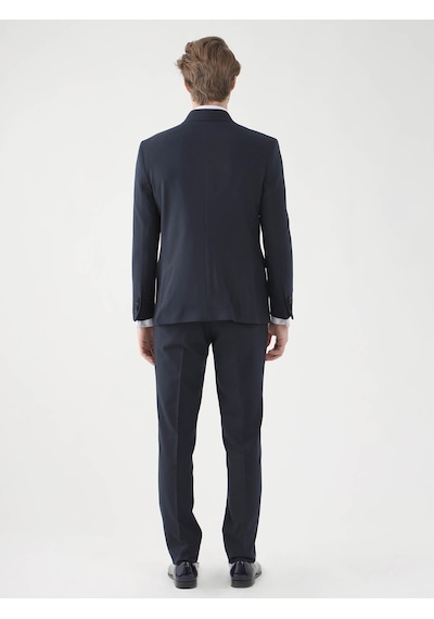 Dufy Lacivert Erkek Slim Fit Sivri Yaka Smokin Takım - 92385 Lacivert Dufy Lacivert Erkek Slim Fit Sivri Yaka Smokin Takım - 92385 Lacivert