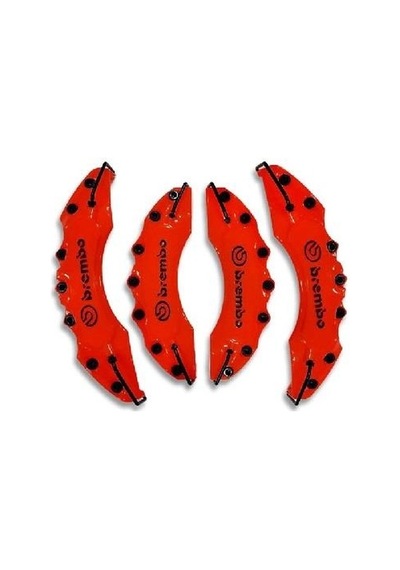 Caliper Balata Kapağı Brbo 4lü Kırmızı Kaliper