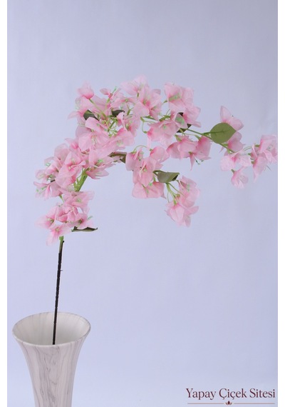 Yapay Çiçek Sitesi Yapay Begonvil Çiçeği Dalı 115 Cm Pudra Pembe