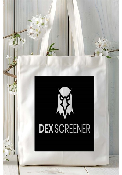 Art Hediye Dextools Baskılı Bez Çanta Omuz Çantası Kişiye Özel Desen 1 Çok Renkli