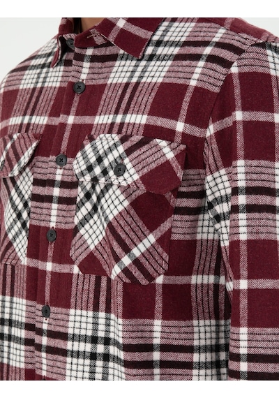 Pierre Cardin Erkek Vişne Gömlek Desenli 50292191-vr223