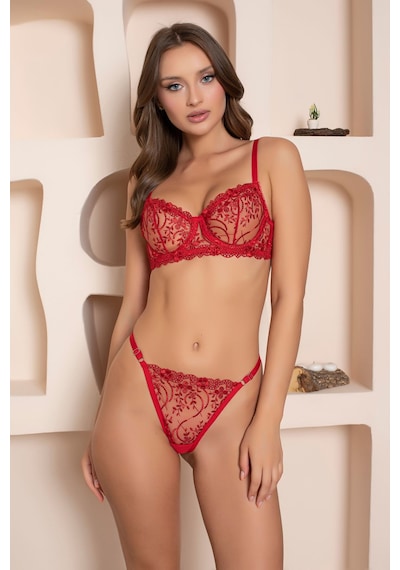 Arona Kırmızı Dantelli Bralet Takım Dantelli İç Çamaşır Sütyen Tanga Set Dantelli Sütyen Fantezi Giyim Kırmızı Arona Kırmızı Dantelli Bralet Takım Dantelli İç Çamaşır Sütyen Tanga Set Dantelli Sütyen Fantezi Giyim Kırmızı