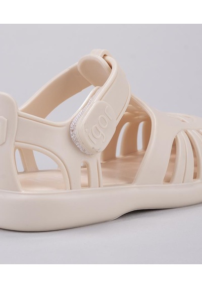 Igor S10271 TOBBY SOLID Çocuk  Fildişi Sandalet