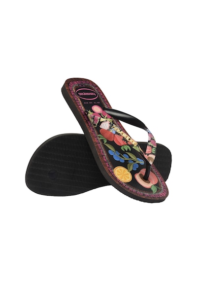 Havaianas Top Tropicalia Vibes Kadın Siyah Parmak Arası Terlik-14224