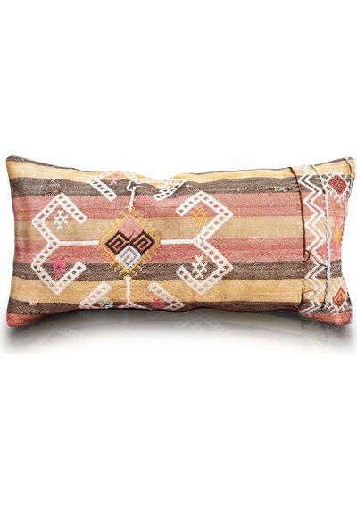 Vintage Kilimli Yastık Kılıfı Pllwrec2457 - 30x60