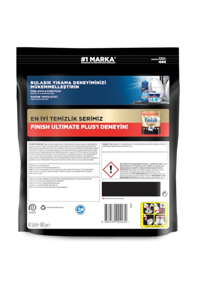 Finish Ultimate Plus Bulaşık Makinesi Deterjanı Kapsül Tablet 40 Adet