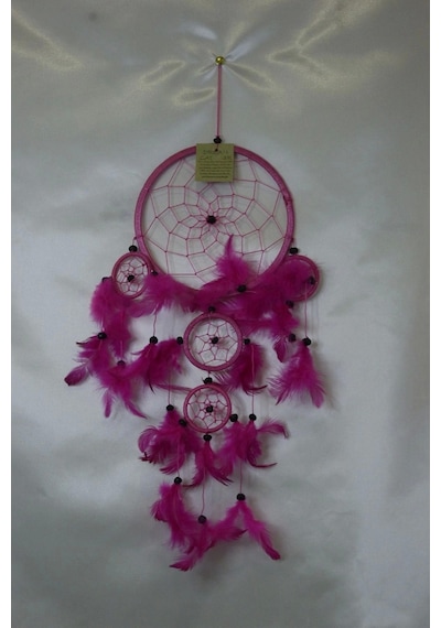 Dream Catcher Düş Kapanı Pembe 11 Cm