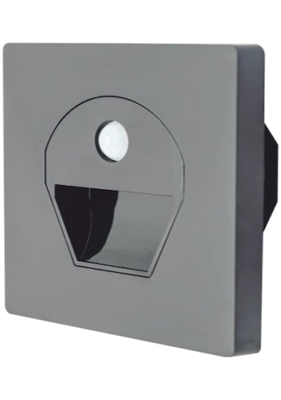 1 Adet Noas Yl69 1522 1w Füme Kasa Sensörlü Koridor Aydınlatması 3200k Gün Işığı .