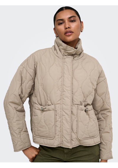 Only Onlsıgga Short Quılted Bej Kadın Mont 15376847