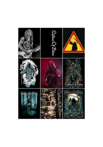 Metal Müzik Grupları - Children Of Bodom Çoklu Sticker Seti Diğer