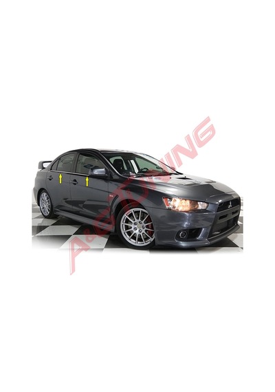 Mitsubishi Lancer Krom Cam Çıtası Tk 2008 Üzeri Paslanmaz Çelik N11.3752