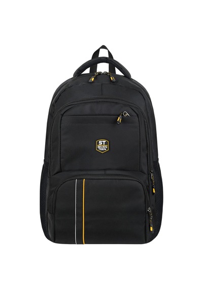 Seventeen Unisex Suya Dayanıklı Çok Bölmeli Laptop, Okul Ve Günlük Kullanım Sırt Çantası 4904 Siyah-sarı