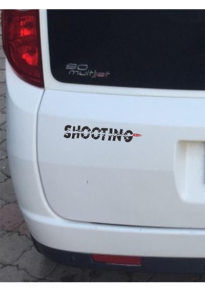 Shootıng Folyo Etiket Siyah - 23 X 4 Cm