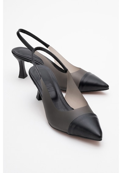 Luvishoes Luvi Shoes Moore Siyah Şeffaf Arkası Açık Sivri Burun Kadın Topuklu Ayakkabı Siyah Luvishoes Luvi Shoes Moore Siyah Şeffaf Arkası Açık Sivri Burun Kadın Topuklu Ayakkabı Siyah