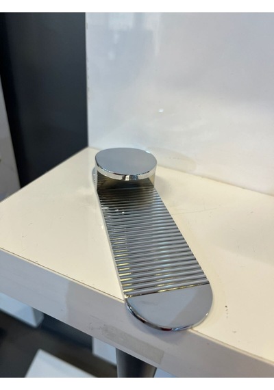 Flow Alfa Metal Kulp 32mm Krom Dolap Kapak Tv Ünite Modern Çekmece Mobilya Komidin Konsol Gümüş