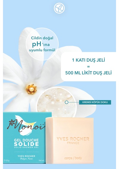 Yves Rocher Monoi Nemlendirici Katı Duş Jeli- Egzotik, Sıcak Ve Çekici-tüm Ciltler-sls,sles İçermez-vegan-100g 100 Ml Diğer Yves Rocher Monoi Nemlendirici Katı Duş Jeli- Egzotik, Sıcak Ve Çekici-tüm Ciltler-sls,sles İçermez-vegan-100g 100 Ml Diğer